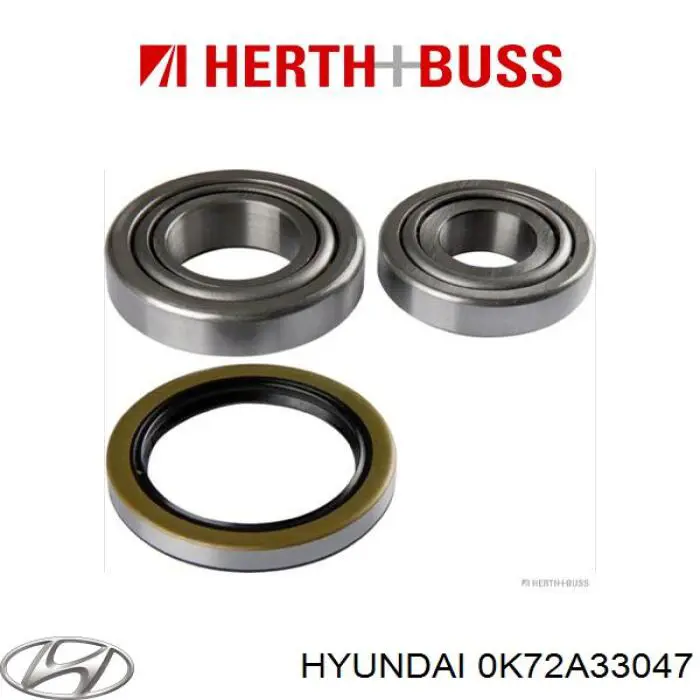 Cojinete de rueda 0K72A33047 Hyundai/Kia