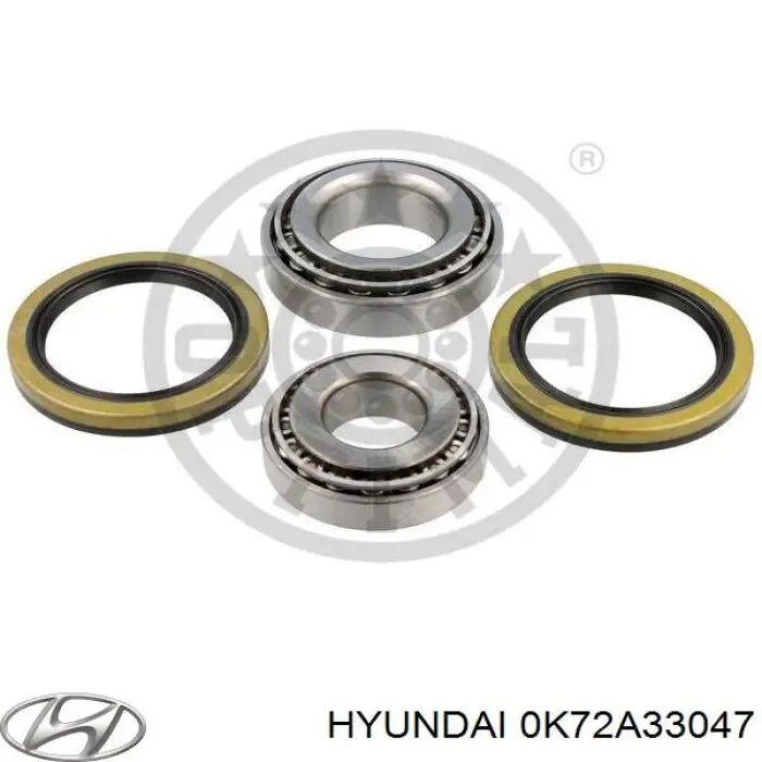 Cojinete de cubo delantero Hyundai/Kia 0K72A33047 precio, desde 13,79 EUR