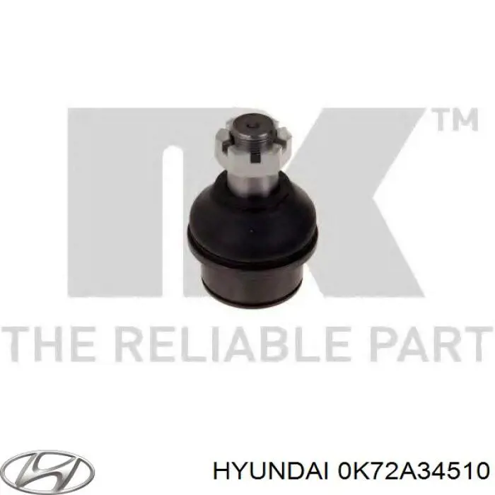 0K72A34510 Hyundai/Kia Rótula inferior de suspensión