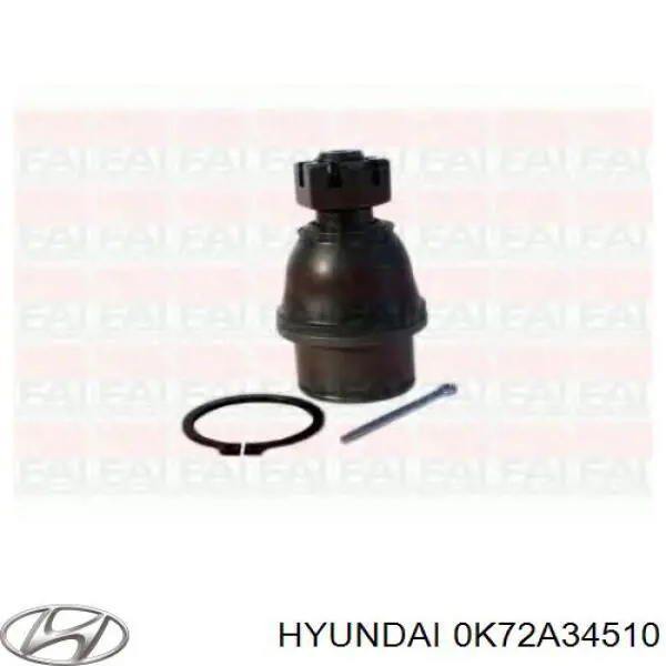 0K72A34510 Hyundai/Kia rótula de suspensión inferior