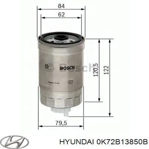 0K72B13850B Hyundai/Kia