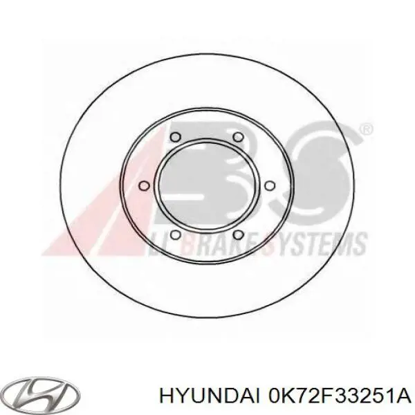 Frenos delanteros Hyundai/Kia 0K72F33251A precio, desde 36,09 EUR