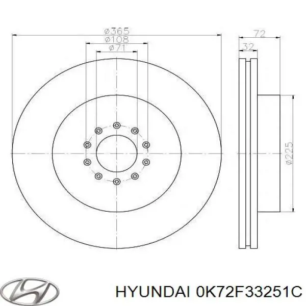 C30323JC Japan Cars freno de disco delantero