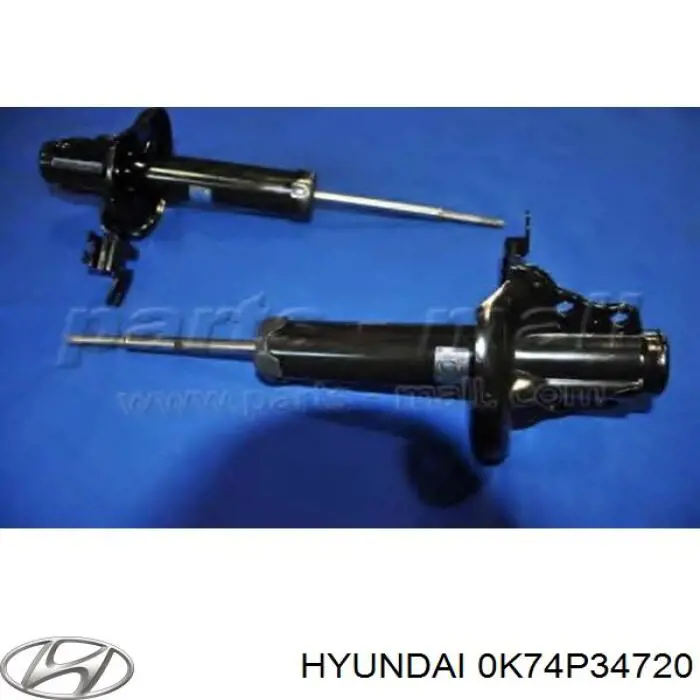 0K74P34720 Hyundai/Kia amortiguador delantero izquierdo