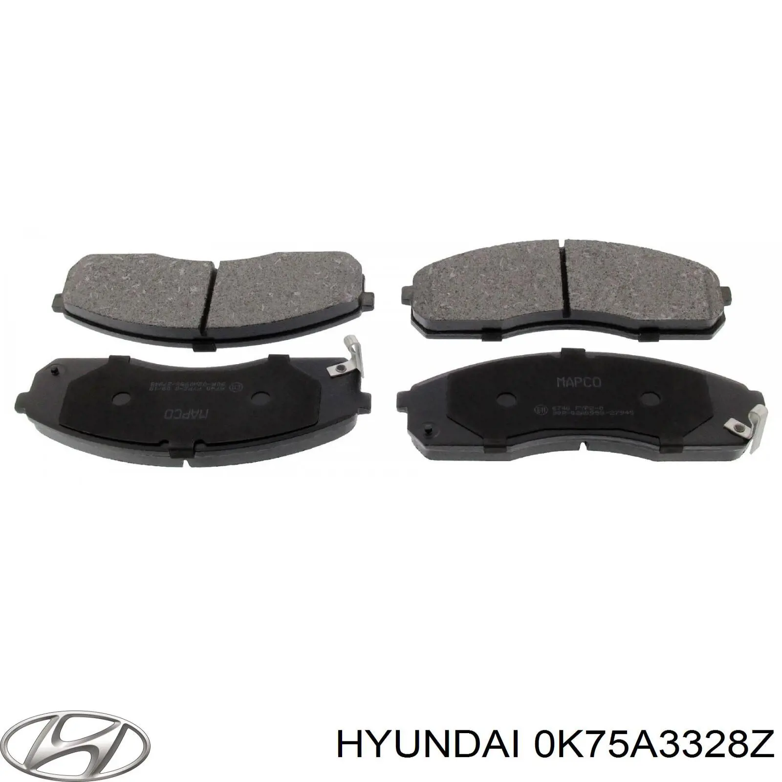 Comprar 0K75A3328Z Hyundai/Kia Pastillas delanteras de freno
