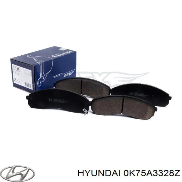 Pastillas de freno 0K75A3328Z Hyundai/Kia