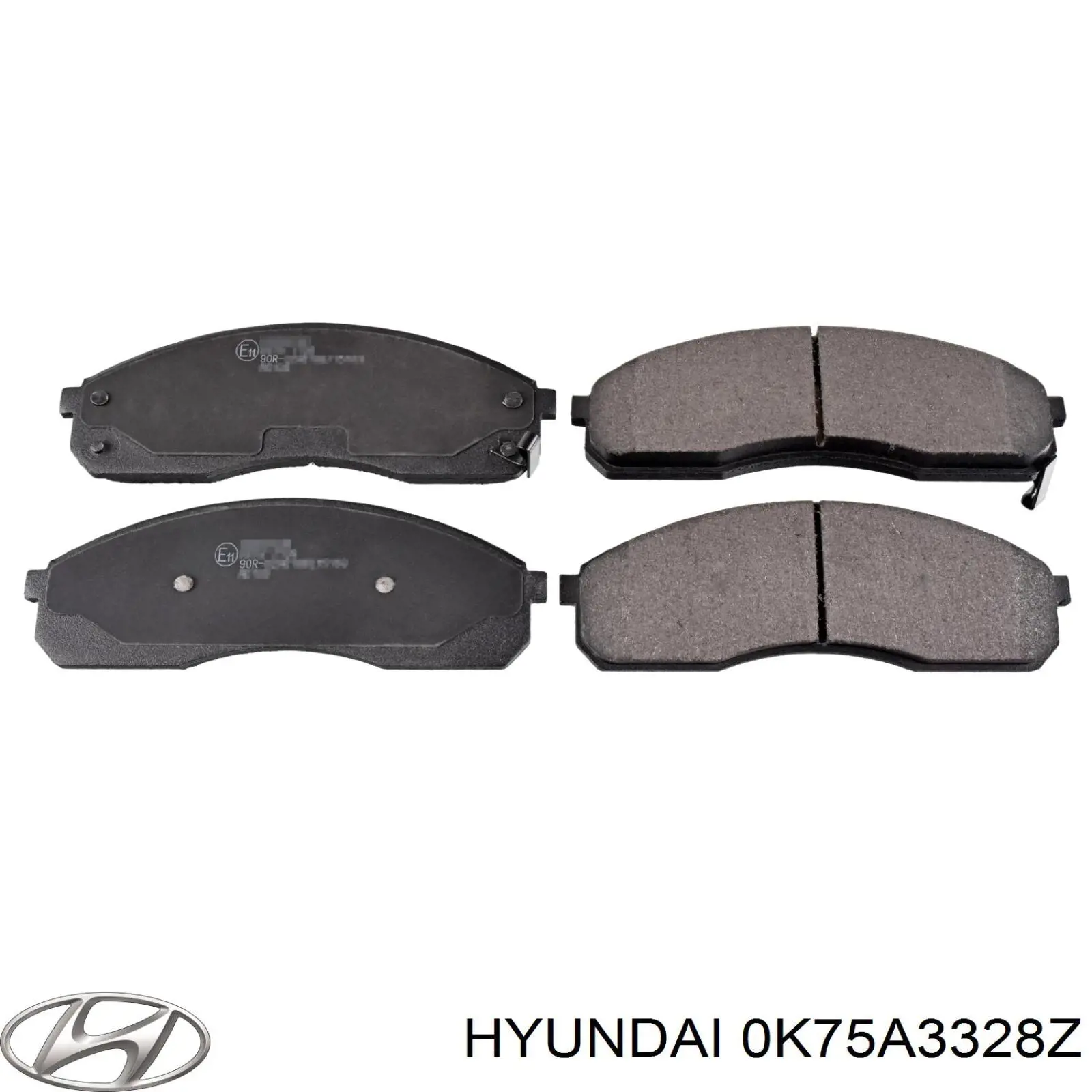 0K75A3328Z Hyundai/Kia pastillas de freno delanteras