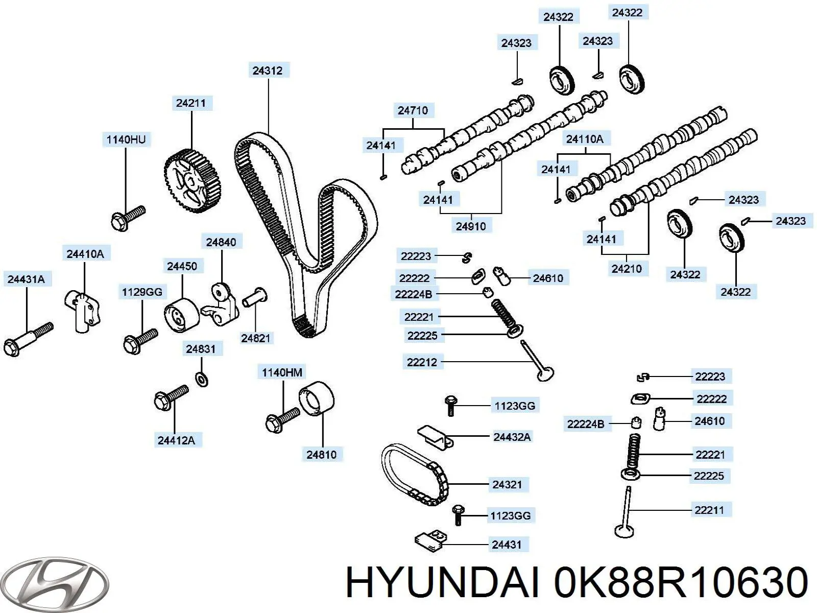 0K88R10630 Hyundai/Kia