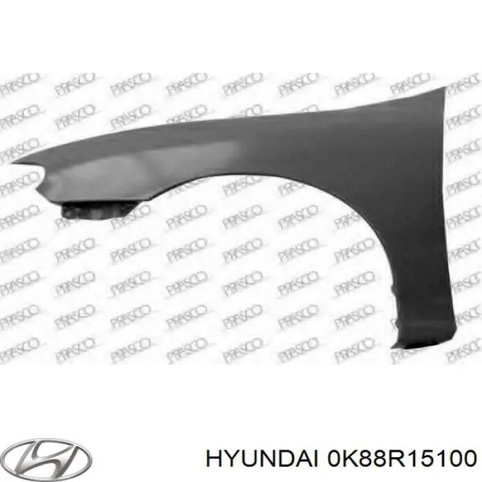 Bomba de agua 0K88R15100 Hyundai/Kia