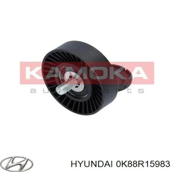 Polea inversión / guía, correa poli V 0K88R15983 Hyundai/Kia