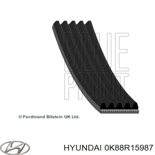 159870K88R Hyundai/Kia correa trapezoidal