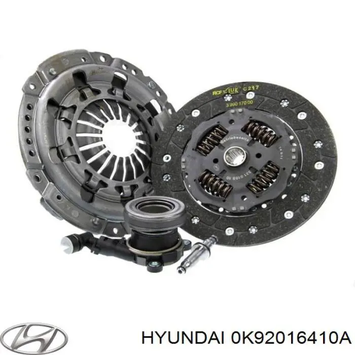 0K92016410A Hyundai/Kia plato de presión del embrague