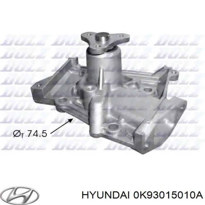 Bombeadora de agua Hyundai/Kia 0K93015010A precio, desde 32,67 EUR