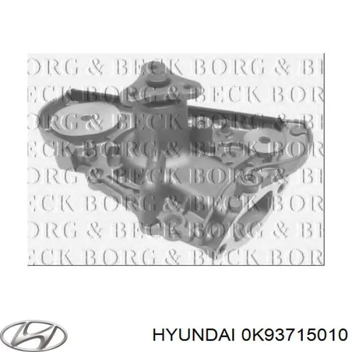 0K93715010 Hyundai/Kia Bomba refrigerante coche