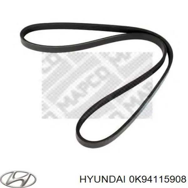 0K94115908 Hyundai/Kia correa trapezoidal