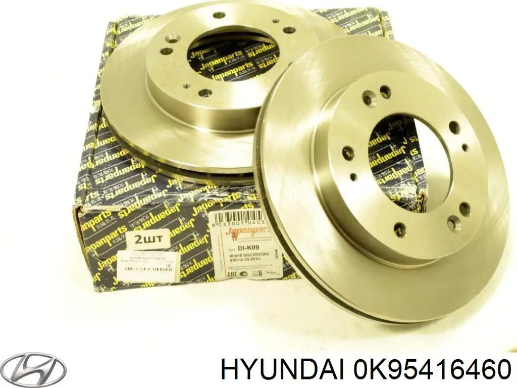 0K95416460B Hyundai/Kia disco de embrague