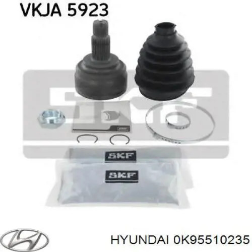 0K95510235 Hyundai/Kia junta de la tapa de válvulas del motor