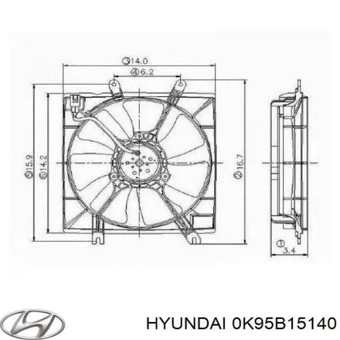 0K95B15140 Hyundai/Kia