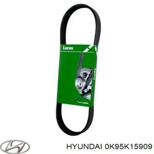 0K95K15909 Hyundai/Kia correa trapezoidal