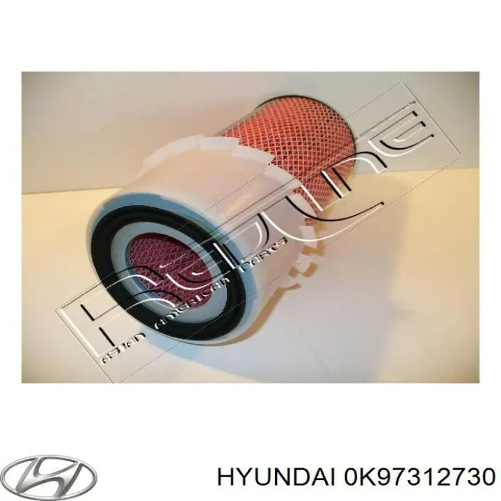 0K97312730 Hyundai/Kia Polea tensora intermedio de correa dentada