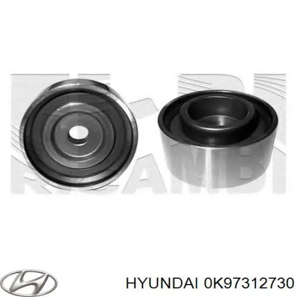 0K97312730 Hyundai/Kia Polea tensora intermedio de correa dentada