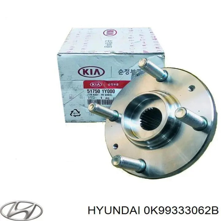 0K99333062B Hyundai/Kia tornillo de cubo