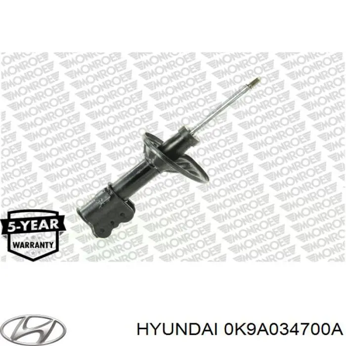 0K9A034700A Hyundai/Kia amortiguador delantero derecho