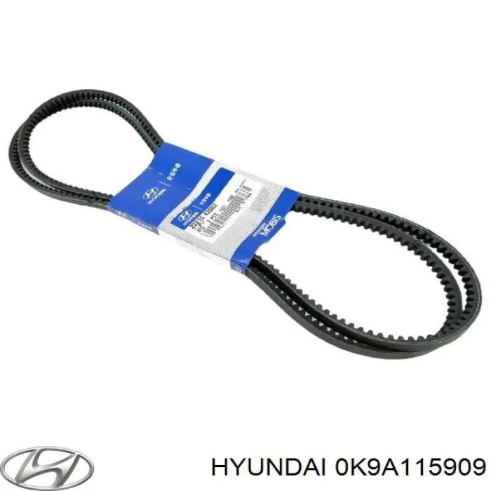 0K9A115909 Hyundai/Kia correa trapezoidal