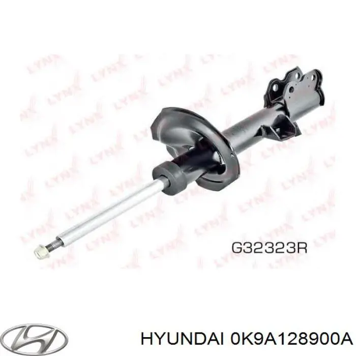 S0K9AB28900A Hyundai/Kia amortiguador trasero izquierdo