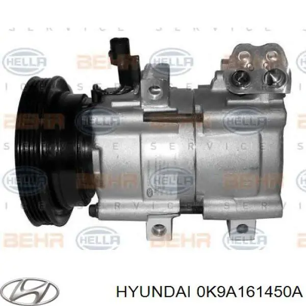 0K9A161450 Hyundai/Kia compresor de aire acondicionado