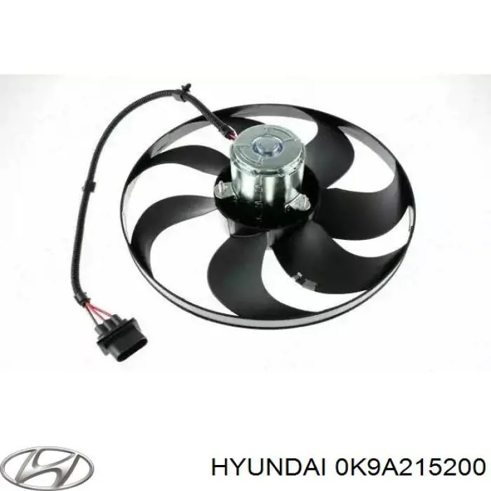 0K9A215200 Hyundai/Kia radiador