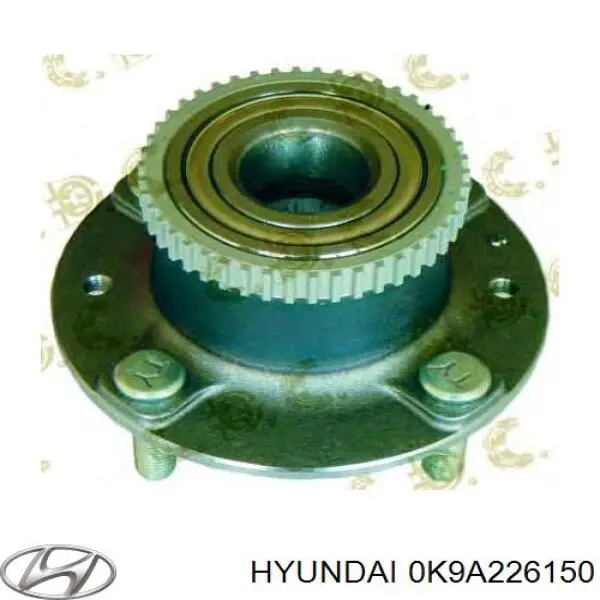 0K9A226150 Hyundai/Kia cubo de rueda trasero