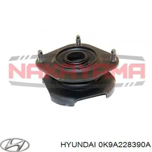 0K9A228390A Hyundai/Kia soporte amortiguador trasero izquierdo