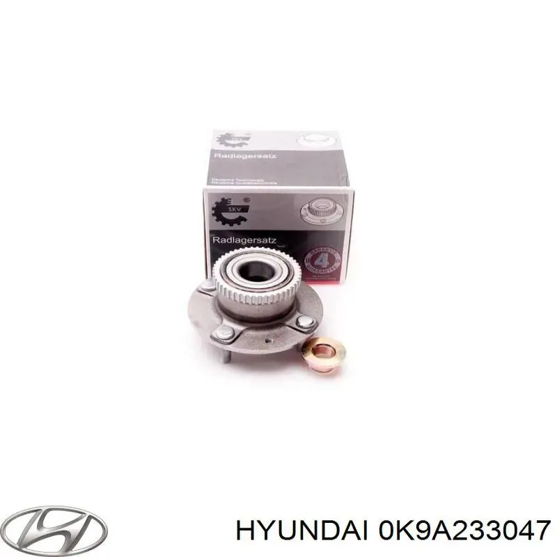 0K9A233047 Hyundai/Kia Rodamientos de rueda delantero