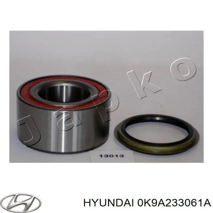 0K9A233061A Hyundai/Kia cubo de rueda delantero
