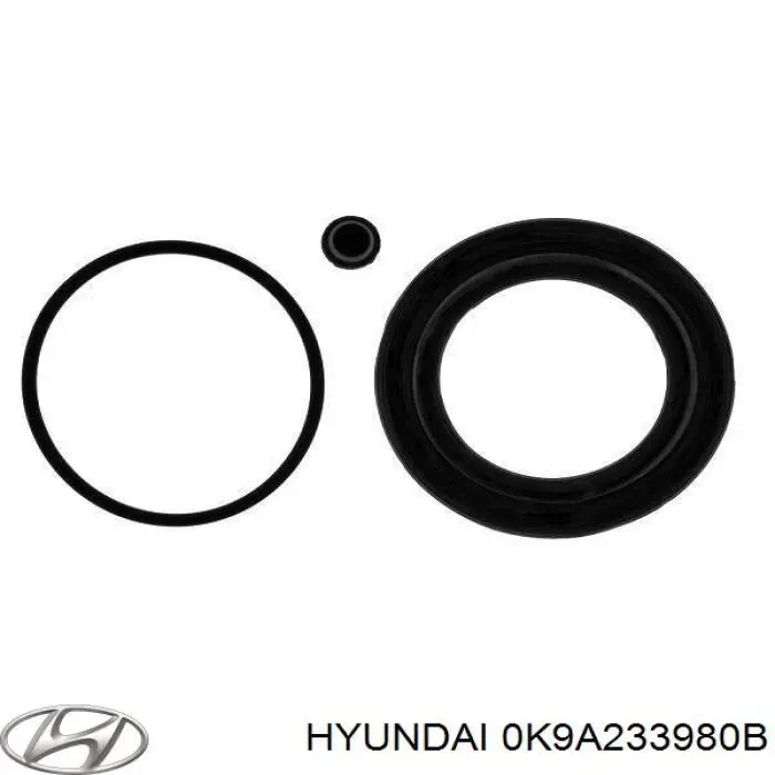 0K9A233980B Hyundai/Kia pinza de freno delantera derecha