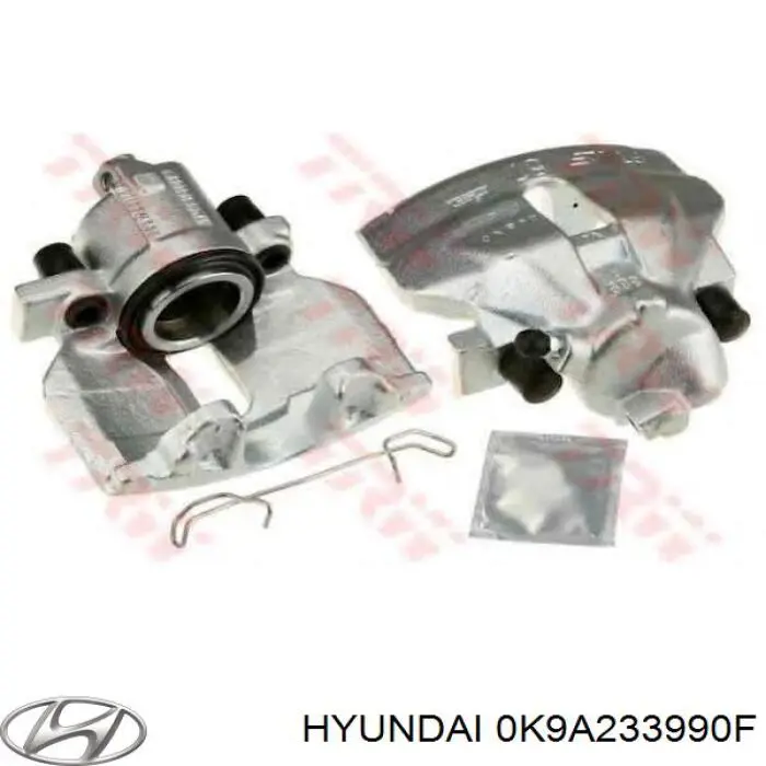 0K9A233990F Hyundai/Kia pinza de freno delantera izquierda