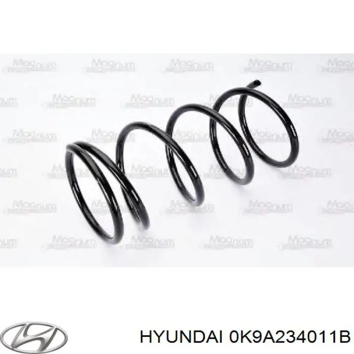 0K9A234011B Hyundai/Kia muelle de suspensión eje delantero