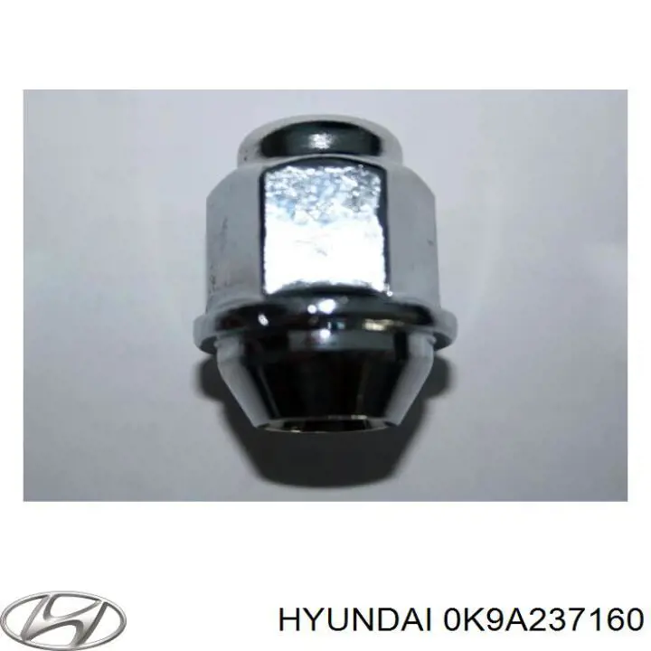 0K9A237160 Hyundai/Kia tuerca de rueda