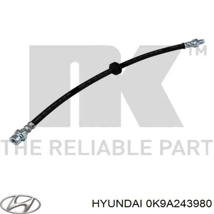 OK9A243980 Hyundai/Kia latiguillo de freno delantero