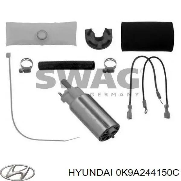 Cable de freno de mano delantero KIA Clarus GC