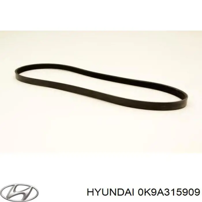 0K9A315909 Hyundai/Kia correa trapezoidal