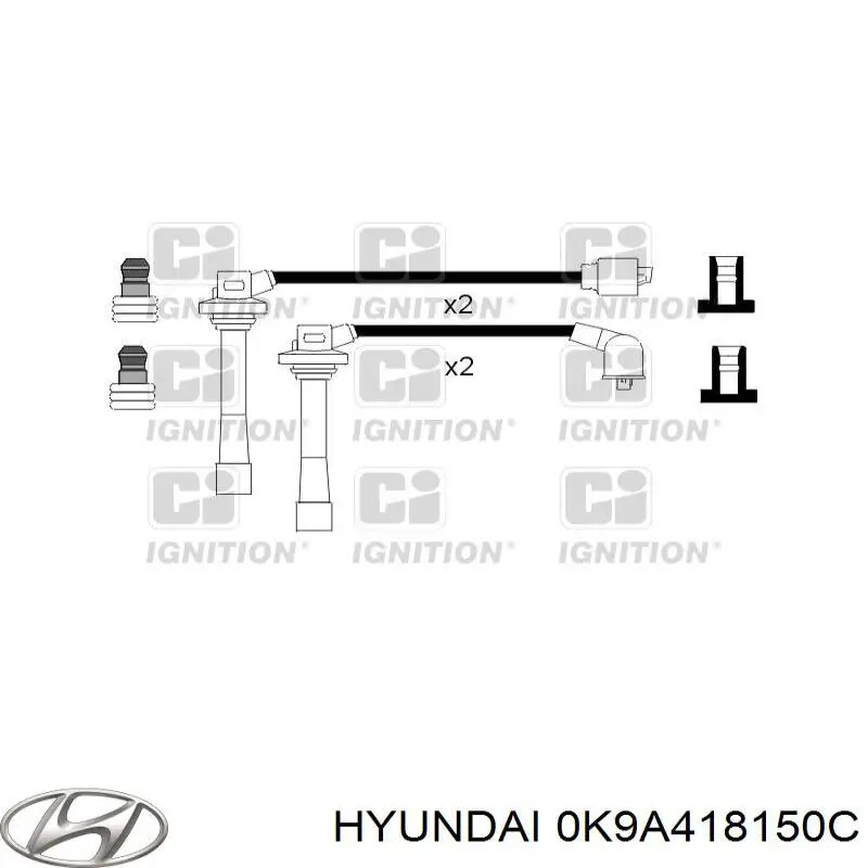 Comprar 0K9A418150C Hyundai/Kia Cable de bujía