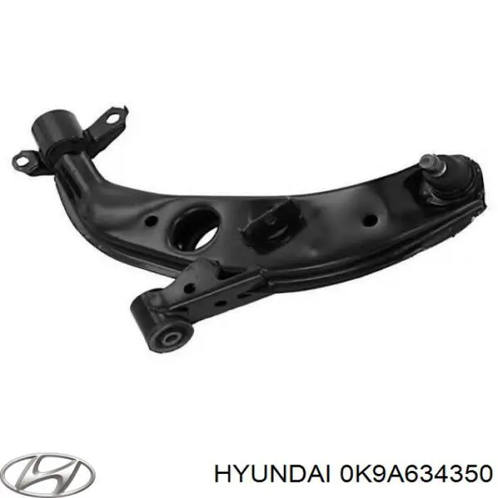 0K9A634350 Hyundai/Kia barra oscilante, suspensión de ruedas delantera, inferior izquierda