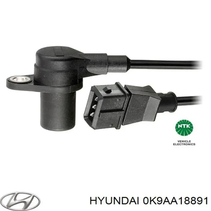 0K9AA18891 Hyundai/Kia sensor de cigüeñal