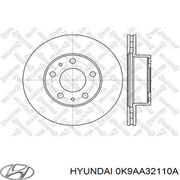 0K9AA32110A Hyundai/Kia cremallera de dirección