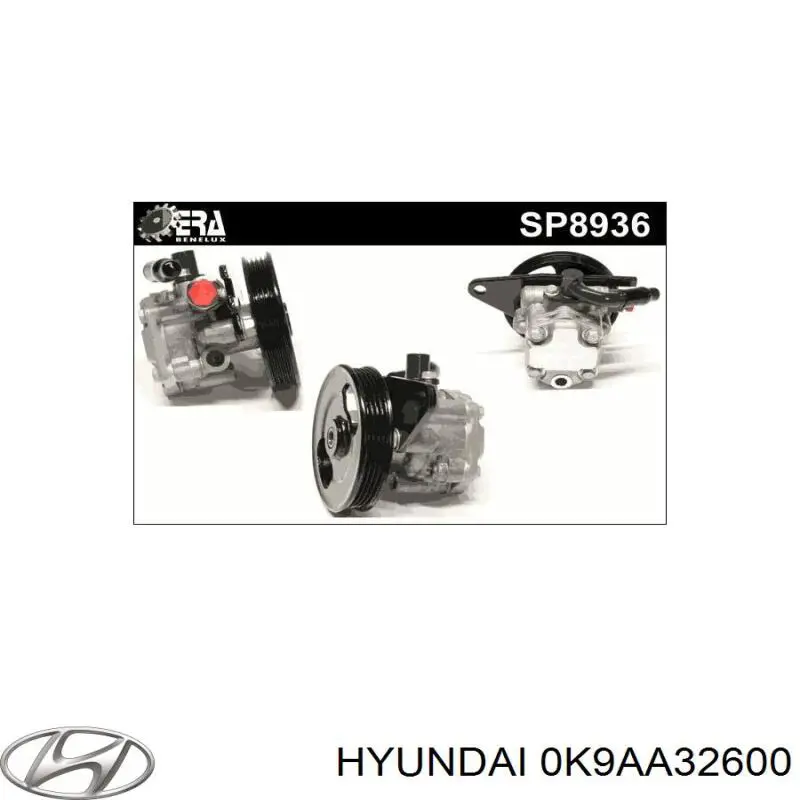 0K9AA32600A Hyundai/Kia bomba hidráulica de dirección