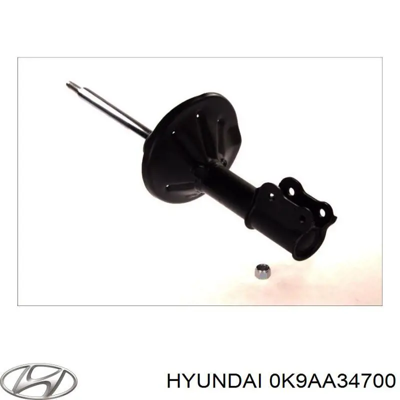 0K9AA34700 Hyundai/Kia amortiguador delantero derecho