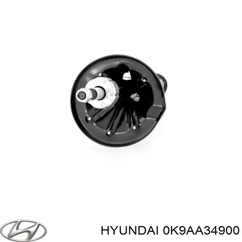 0K9AA34900 Hyundai/Kia amortiguador delantero izquierdo