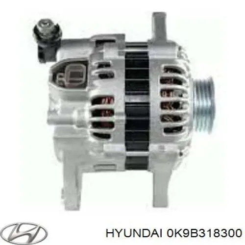 0K9B318300 Hyundai/Kia alternador